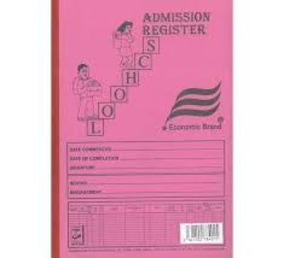 Admision Register 2 Quire Hit